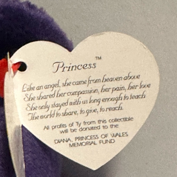 TY Beanie Baby Princess Diana 1997 Collectible - Picture 5 of 5